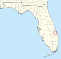 Location of Fort Pierce Reservation