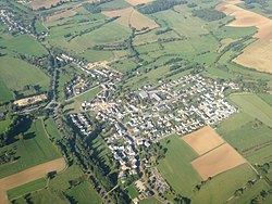 Aerial view of Reckange-sur-Mess