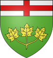 Shield of the province of Ontario, Canada