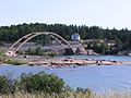 Bridge to Prästö in Sund municipality