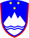 Im Wappen Sloweniens stehen die die drei Bergspitzen hingegen für den Triglav in den Julischen Alpen.