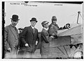 Edward M. Morgan, Frank Harris Hitchcock, and Earle Lewis Ovington in his Blériot XI