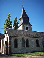 The church in Radepont