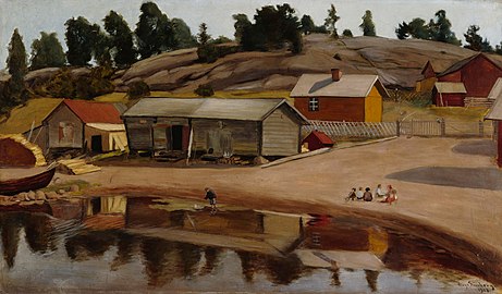 Shore View from Koivisto, Hugo Simberg, 1907