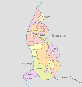 Administrative Gliederung: zwei Wahlkreise, elf Gemeinden