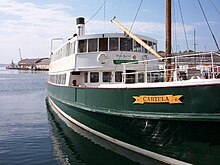 A photo of the MV Cartela taken at the wharf in Hobart. Dated 27 February 2003.