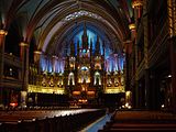 Die katholische Kathedrale von Montreal von Innen