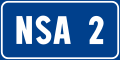 Road marker for new roads ANAS