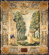 Tapestry from the Song of Songs cycle.