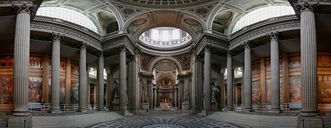 Pantheon wider centered