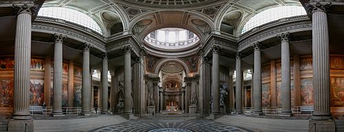 Interior of the Panthéon, Paris