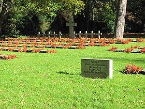 Polish Soldiers' Quarter of the Ohlsdorf Cemetery in Hamburg