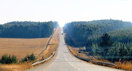 R33 near Piet Retief, Mpumalanga
