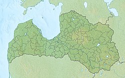 Lielvārde is located in Latvia