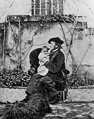 Richard Wagner with Eva 1867