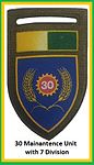 SADF 7 Division 30 Maintenance Unit Flash