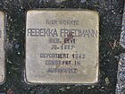 Stolperstein für Rebekka Friedmann