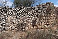 Stone wall in Khirbat al-Tannur