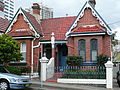 Semi-detached Rustic Gothic homes in Sydney