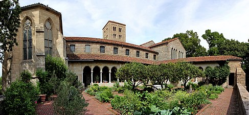 The Bonnefont medieval garden at The Cloisters in Manhattan