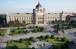 Hauptgebäude des Kunsthistorischen Museums am Maria-Theresien-Platz