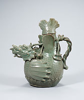 Dragon turtle kettle, Goryeo dynasty, 12th century (National Treasure No. 61)
