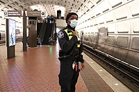 Mitarbeiter des Polizeidienstes der Metro Washington