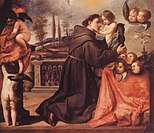 Anthony of Padua with the Infant Jesus by Antonio de Pereda