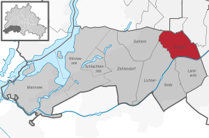Steglitz auf der Karte von Steglitz-Zehlendorf
