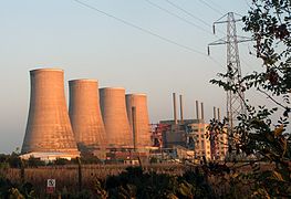 Chapelcross power station (cooling towers now demolished)