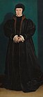 Christina of Denmark in mourning, 1538. A prospective bride for Henry VIII, who Holbein was sent to portray.