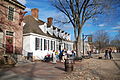 Colonial Williamsburg view of Duke of Gloucester Street