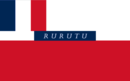 Flag of the French protectorate of Rurutu in French Polynesia (1858–1889)