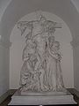 Erhalten gebliebene Skulptur, Kreuzabnahme Christi von Michael Lock, heute