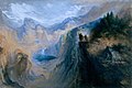 Image 26John Martin, Manfred on the Jungfrau (1837), watercolor (from Painting)