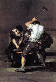 Francisco Goya, The Forge, 1817[303]