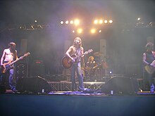 Le Vibrazioni in concert in Partanna (TP), 2007