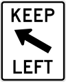 R4-8b Keep left