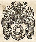 Nałęcz coat of arms by Bartłomiej Paprocki published in "Gniazdo cnoty.." (1578)