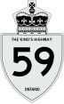 King's Highway 59 marker