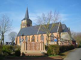 The church in Oudezeele