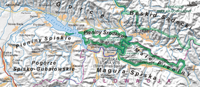 Karte des Nationalparks