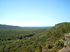 A vista in the Porcupine Mountains