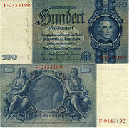 100 RM, 1935, Reichsbank­direktorium