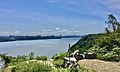Image 18Atop the Hudson Palisades in Englewood Cliffs, Bergen County, overlooking the Hudson River, the George Washington Bridge, and the skyscrapers of Midtown Manhattan, New York City (from New Jersey)