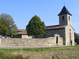Saint Lazare Church in the hamlet of Saint-Martin-de-Cornas, part of Givors