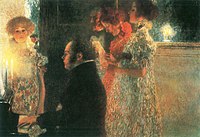 Schubert at the Piano, 1899. Destroyed 1945