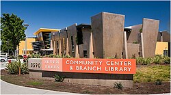 Seven Trees Community Center and Library, part of the San José Public Library