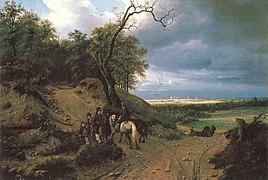 Munich after the lightning (1831)