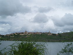 View of Maderuelo and Pantano de Linares